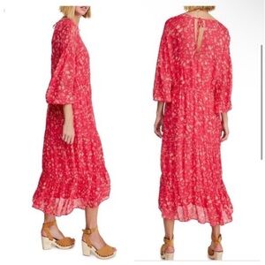 Free People Raspberry WallFlower Dress